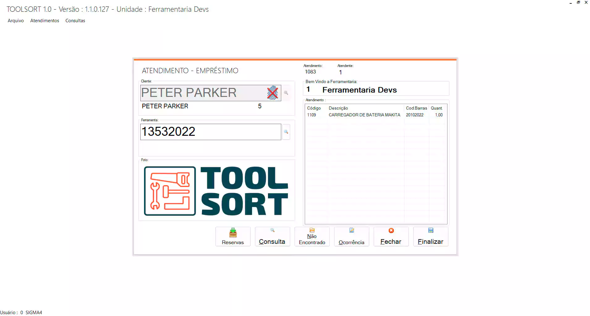 gestão de ferramentas, Tool Management